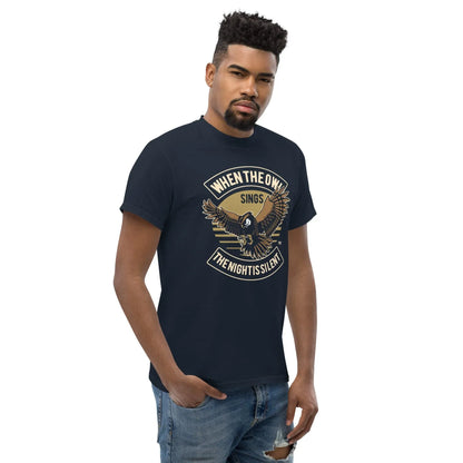 when-the-owl-sings-herren-t-shirt-t-shirt-jlr-design-12 - JLR Design
