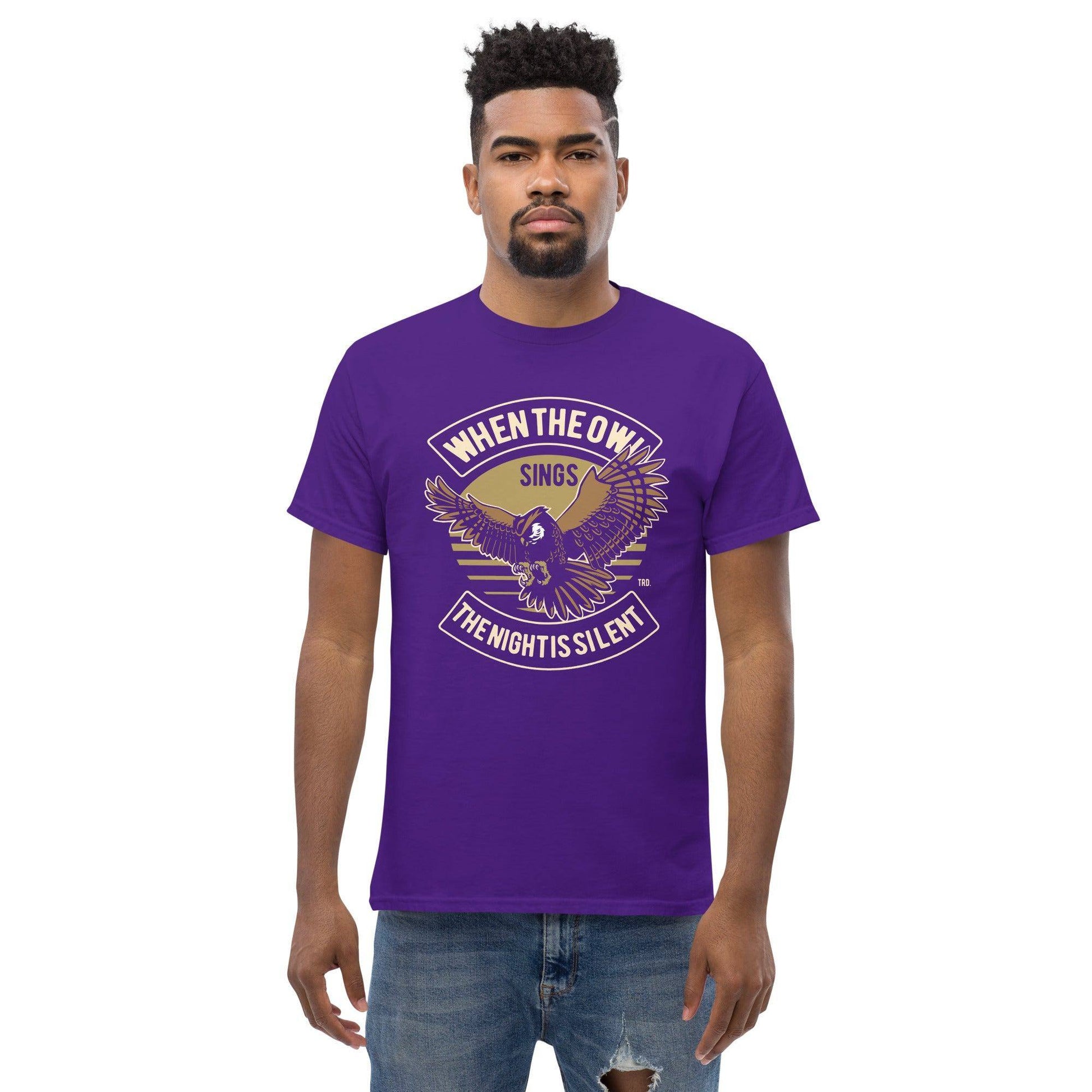 when-the-owl-sings-herren-t-shirt-t-shirt-jlr-design-13 - JLR Design