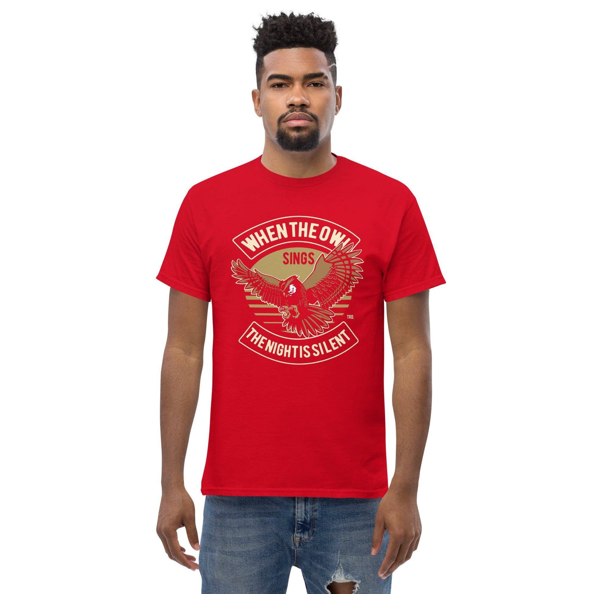 when-the-owl-sings-herren-t-shirt-t-shirt-jlr-design-17 - JLR Design