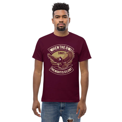 when-the-owl-sings-herren-t-shirt-t-shirt-jlr-design-2 - JLR Design