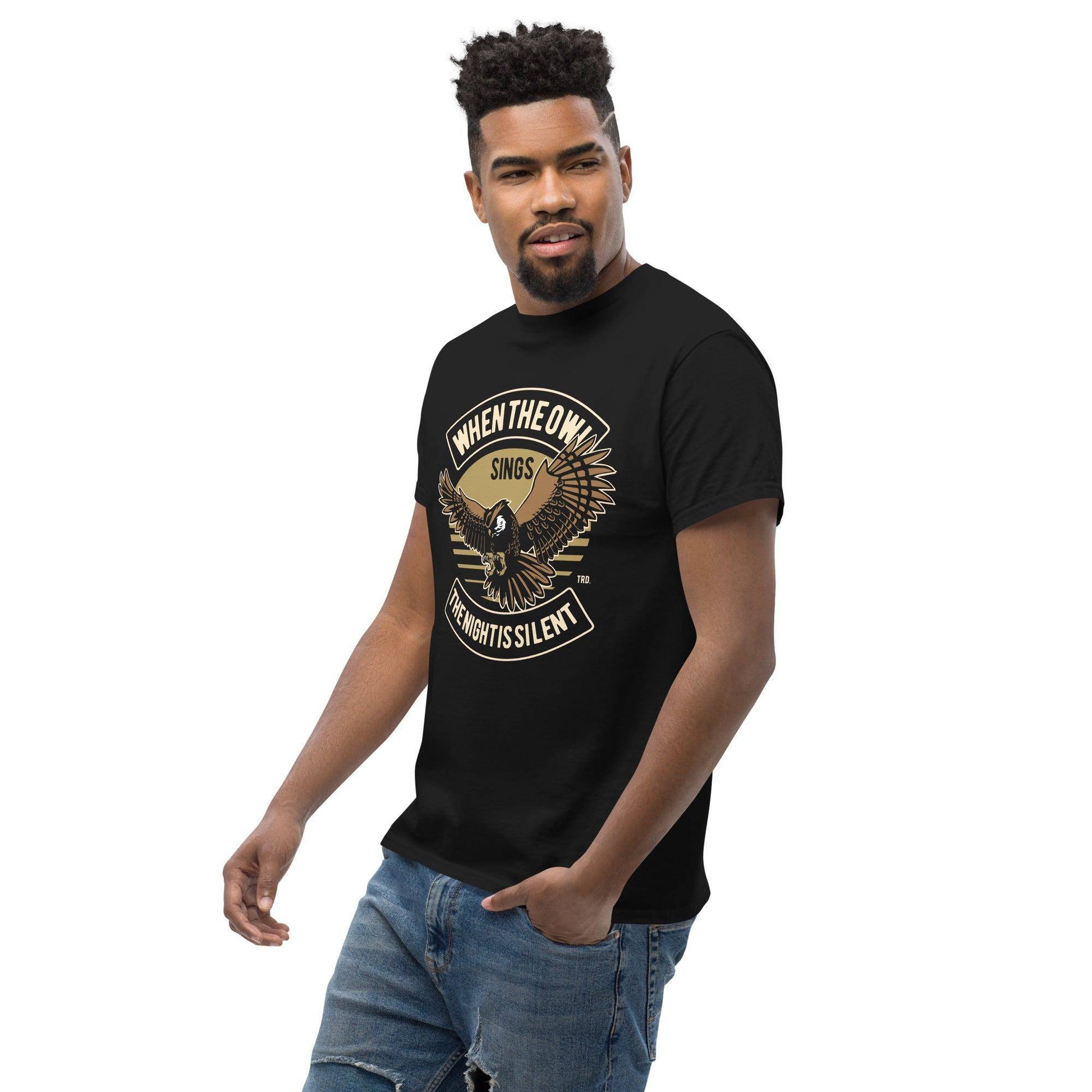 when-the-owl-sings-herren-t-shirt-t-shirt-jlr-design-8 - JLR Design