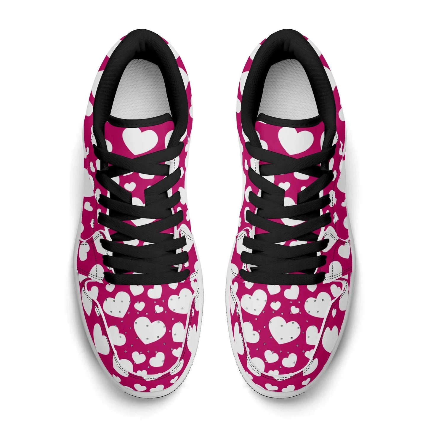 white-hearts-low-top-leder-sneaker-fur-damen-sneaker-jlr-design-14 - JLR Design