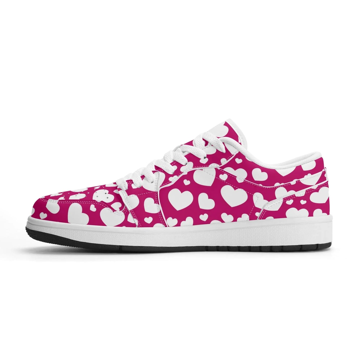 white-hearts-low-top-leder-sneaker-fur-damen-sneaker-jlr-design-4 - JLR Design