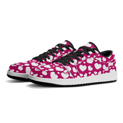 white-hearts-low-top-leder-sneaker-fur-damen-sneaker-jlr-design-8 - JLR Design