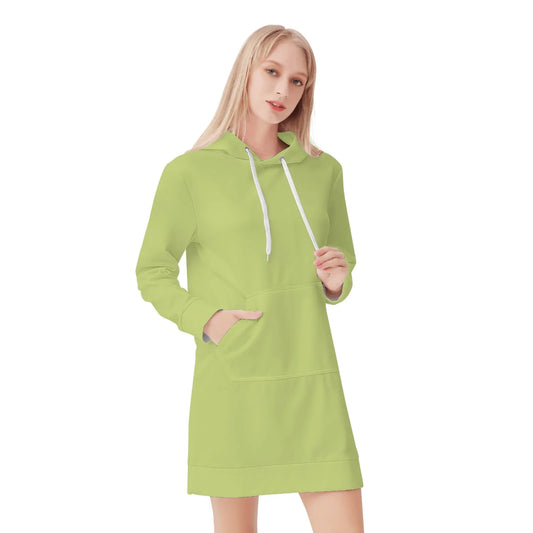 wild-willow-damen-hoodiekleid-warmes-velvet-kapuzenkleid-aus-weichem-samt-fleece-hoodiekleid-jlr-design-1 - JLR Design