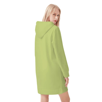 wild-willow-damen-hoodiekleid-warmes-velvet-kapuzenkleid-aus-weichem-samt-fleece-hoodiekleid-jlr-design-2 - JLR Design