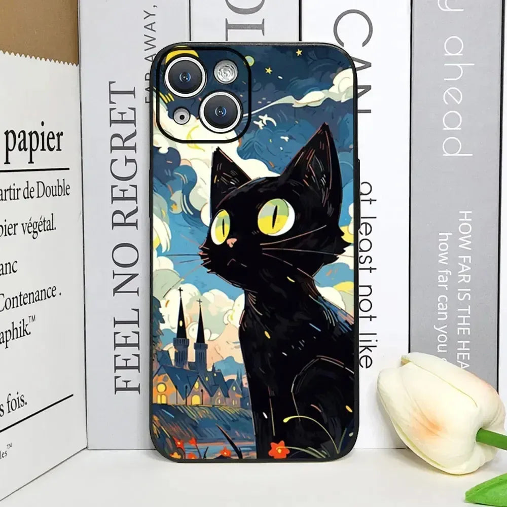 wonderful-artistic-black-cat-handyhulle-fur-iphone-7-8-11-12-13-14-15-16-minipluspropromax-handyhulle-jlr-design-1 - JLR Design