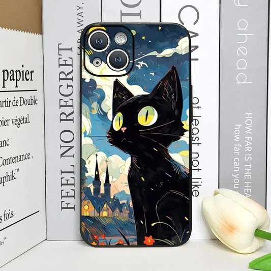 wonderful-artistic-black-cat-handyhulle-fur-iphone-7-8-11-12-13-14-15-16-minipluspropromax-handyhulle-jlr-design-1 - JLR Design