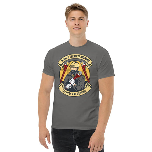 worlds-greatest-mechanic-herren-t-shirt-t-shirt-jlr-design-1 - JLR Design