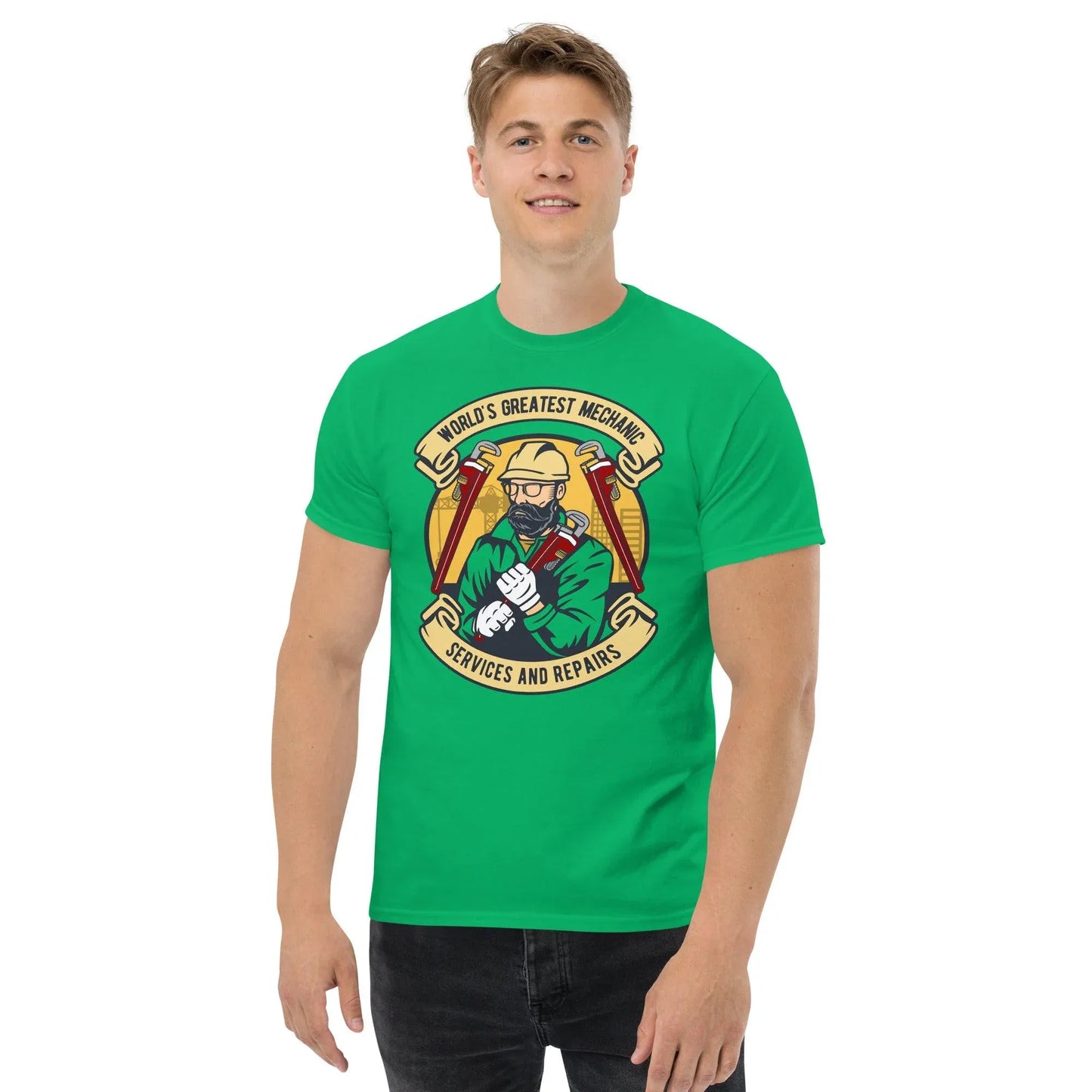 worlds-greatest-mechanic-herren-t-shirt-t-shirt-jlr-design-25 - JLR Design