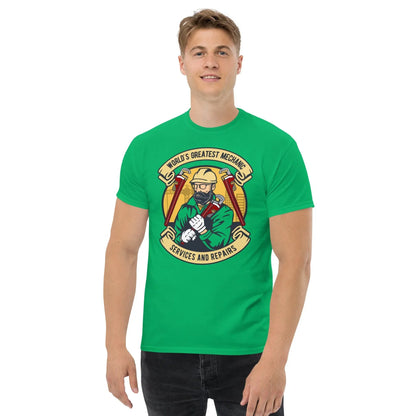 worlds-greatest-mechanic-herren-t-shirt-t-shirt-jlr-design-25 - JLR Design