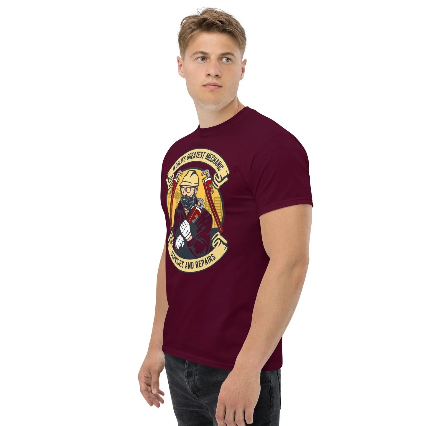 worlds-greatest-mechanic-herren-t-shirt-t-shirt-jlr-design-3 - JLR Design