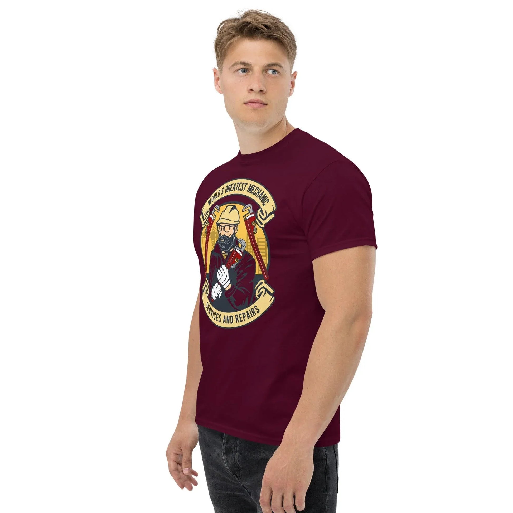 worlds-greatest-mechanic-herren-t-shirt-t-shirt-jlr-design-3 - JLR Design
