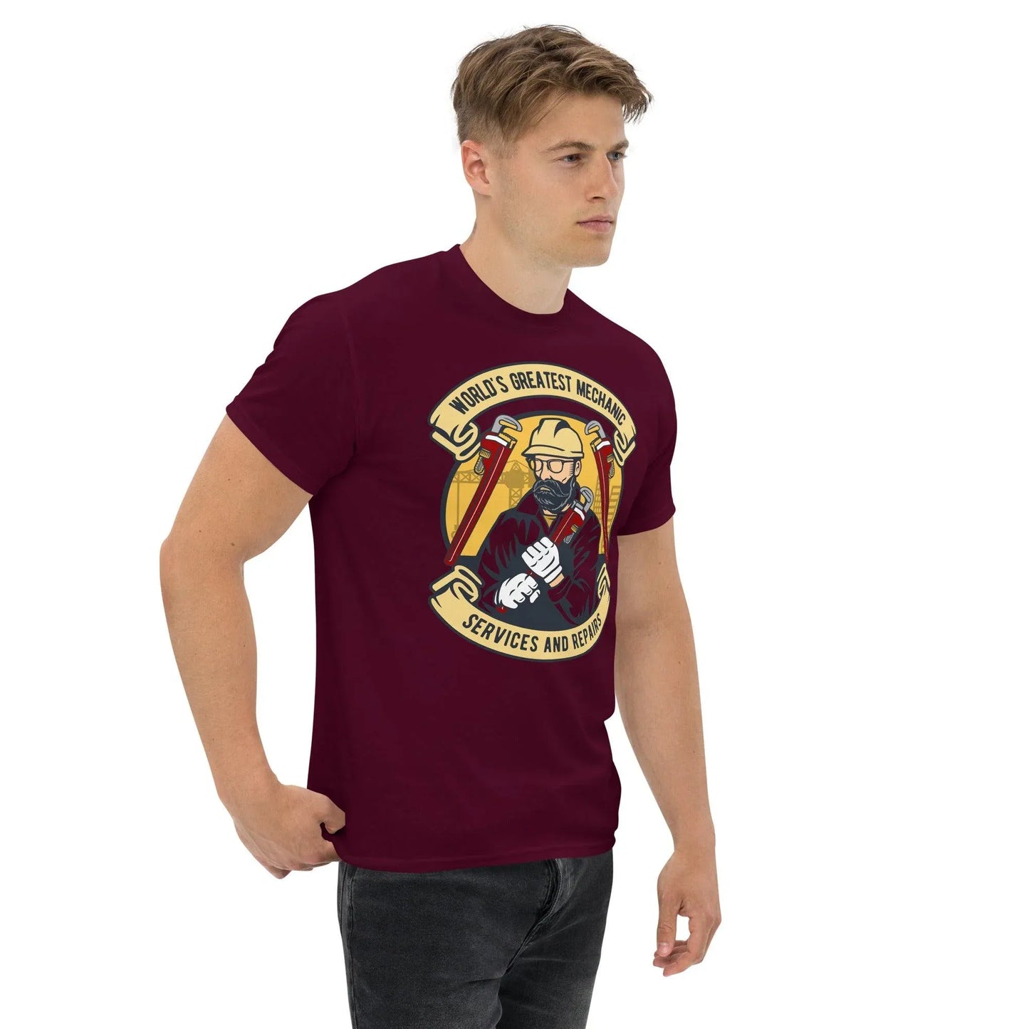 worlds-greatest-mechanic-herren-t-shirt-t-shirt-jlr-design-4 - JLR Design