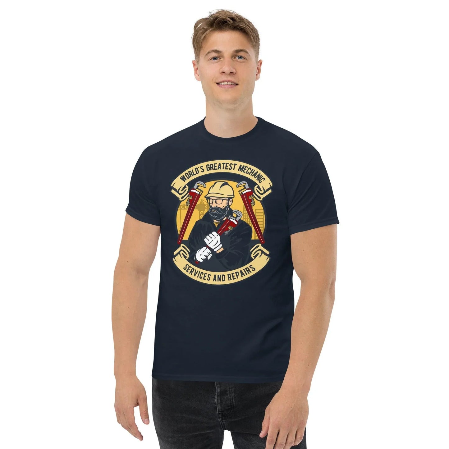 worlds-greatest-mechanic-herren-t-shirt-t-shirt-jlr-design-8 - JLR Design