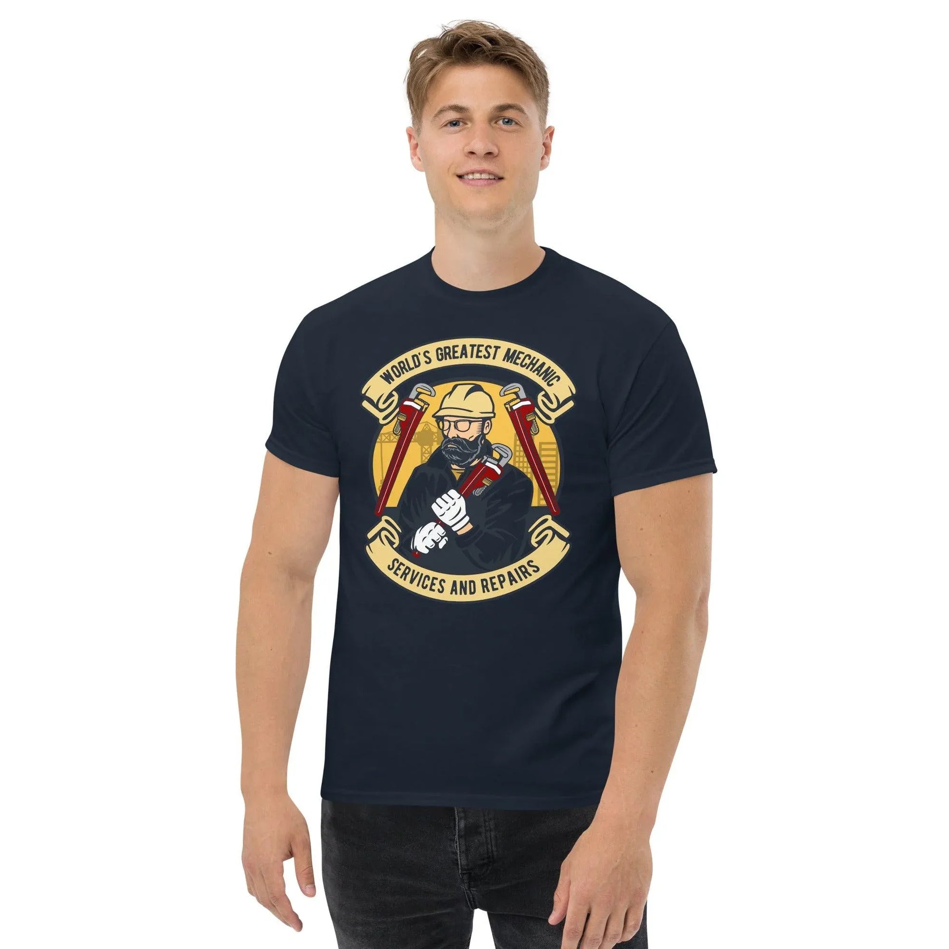 worlds-greatest-mechanic-herren-t-shirt-t-shirt-jlr-design-8 - JLR Design
