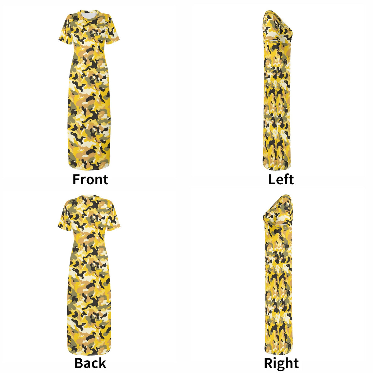 yellow-camouflage-v1-bodycon-maxi-dress-long-dress-jlr-design-jlr-design-de-7 - JLR Design