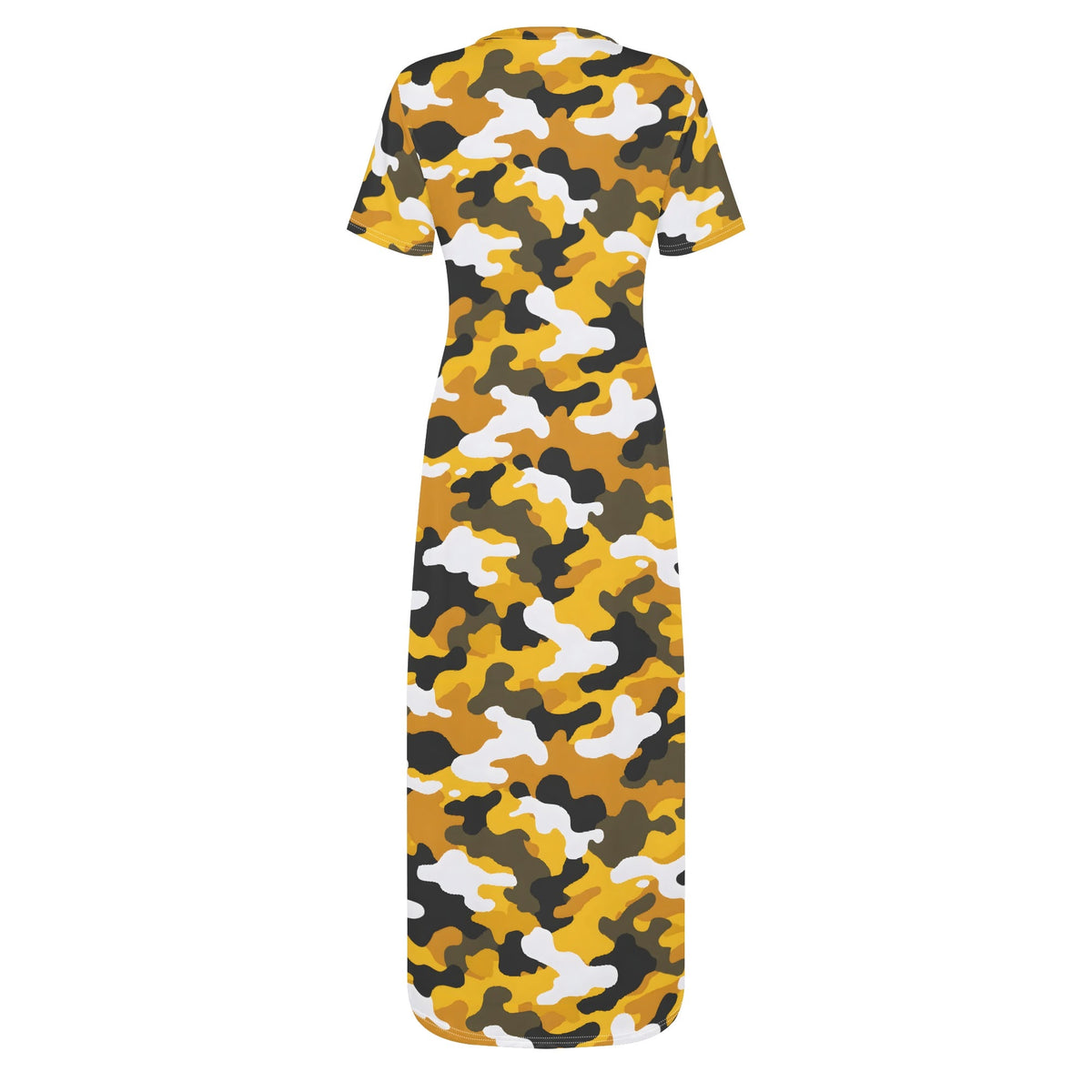 yellow-camouflage-v2-bodycon-maxi-dress-long-dress-jlr-design-jlr-design-de-4 - JLR Design