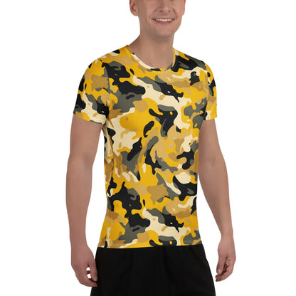 yellow-camouflage-v2-sport-t-shirt-fur-herren-sport-t-shirt-jlr-design-10 - JLR Design