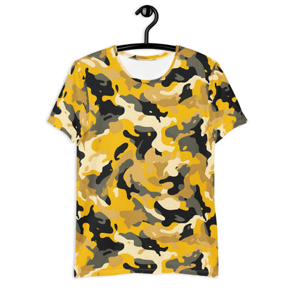 yellow-camouflage-v2-sport-t-shirt-fur-herren-sport-t-shirt-jlr-design-7 - JLR Design