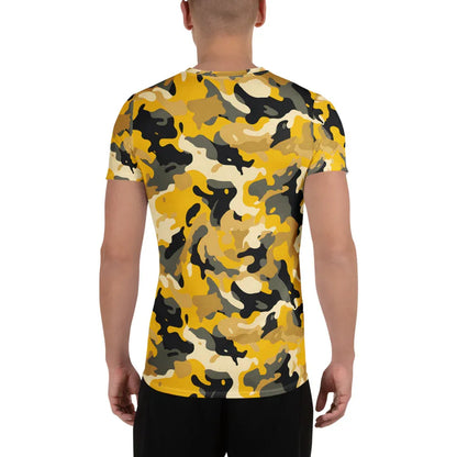 yellow-camouflage-v2-sport-t-shirt-fur-herren-sport-t-shirt-jlr-design-8 - JLR Design