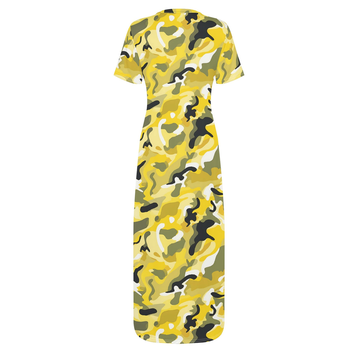 yellow-camouflage-v3-bodycon-maxi-dress-long-dress-jlr-design-jlr-design-de-4 - JLR Design