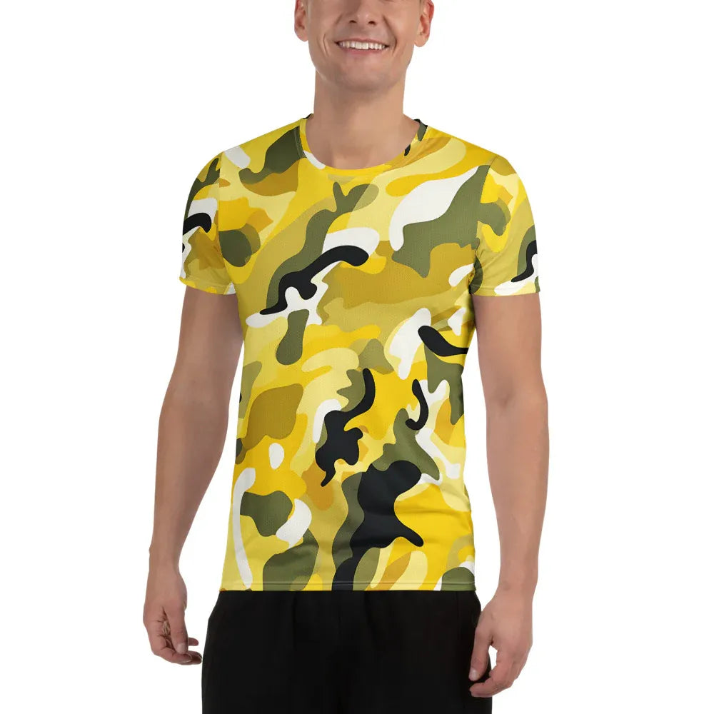 yellow-camouflage-v4-sport-t-shirt-fur-herren-sport-t-shirt-jlr-design-1 - JLR Design
