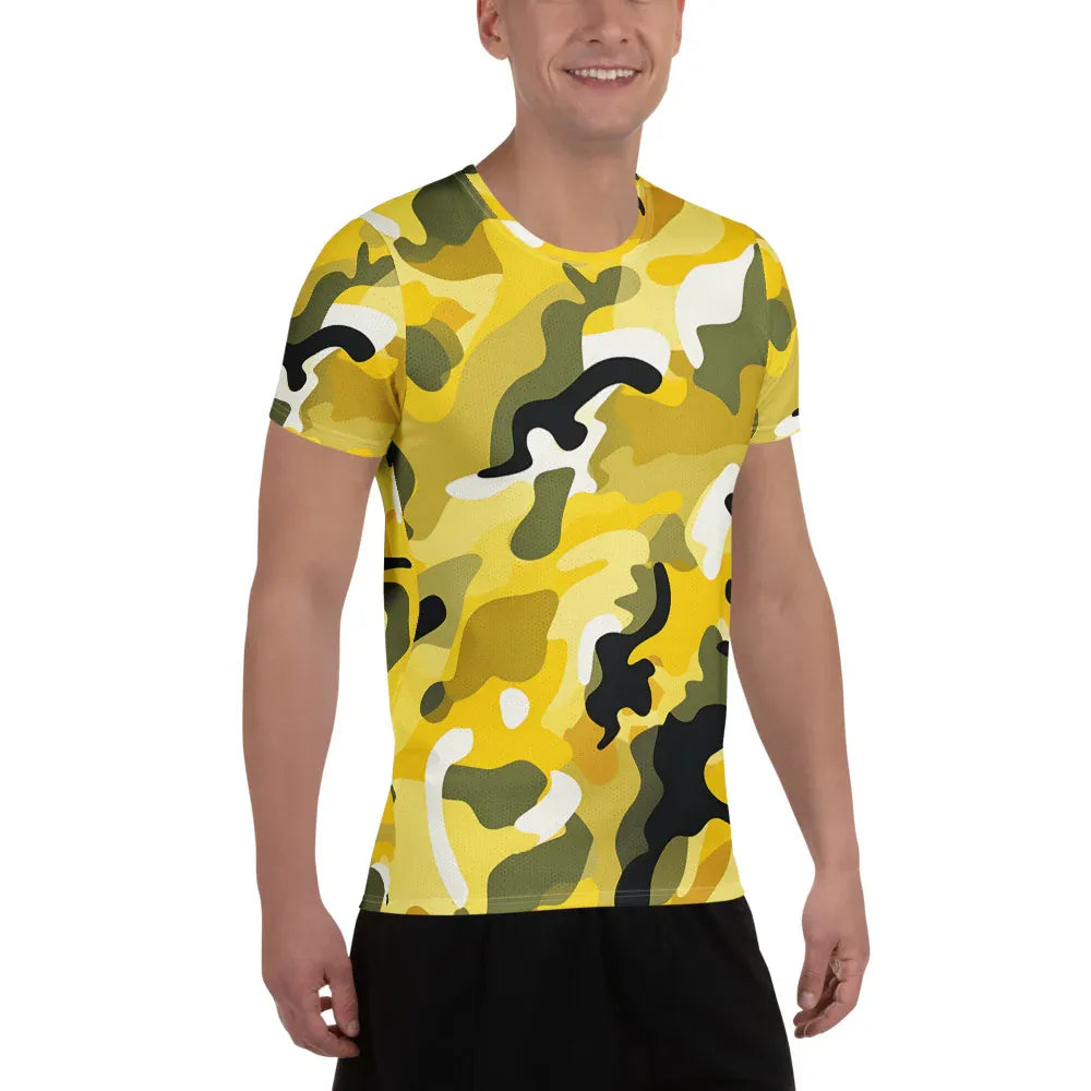 yellow-camouflage-v4-sport-t-shirt-fur-herren-sport-t-shirt-jlr-design-10 - JLR Design