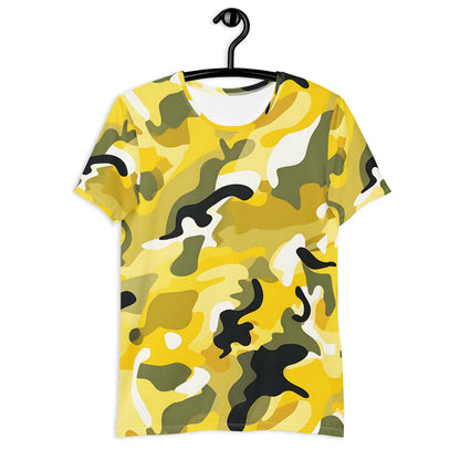 yellow-camouflage-v4-sport-t-shirt-fur-herren-sport-t-shirt-jlr-design-7 - JLR Design