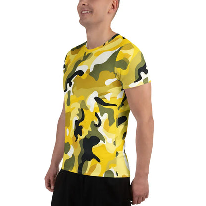 yellow-camouflage-v4-sport-t-shirt-fur-herren-sport-t-shirt-jlr-design-9 - JLR Design