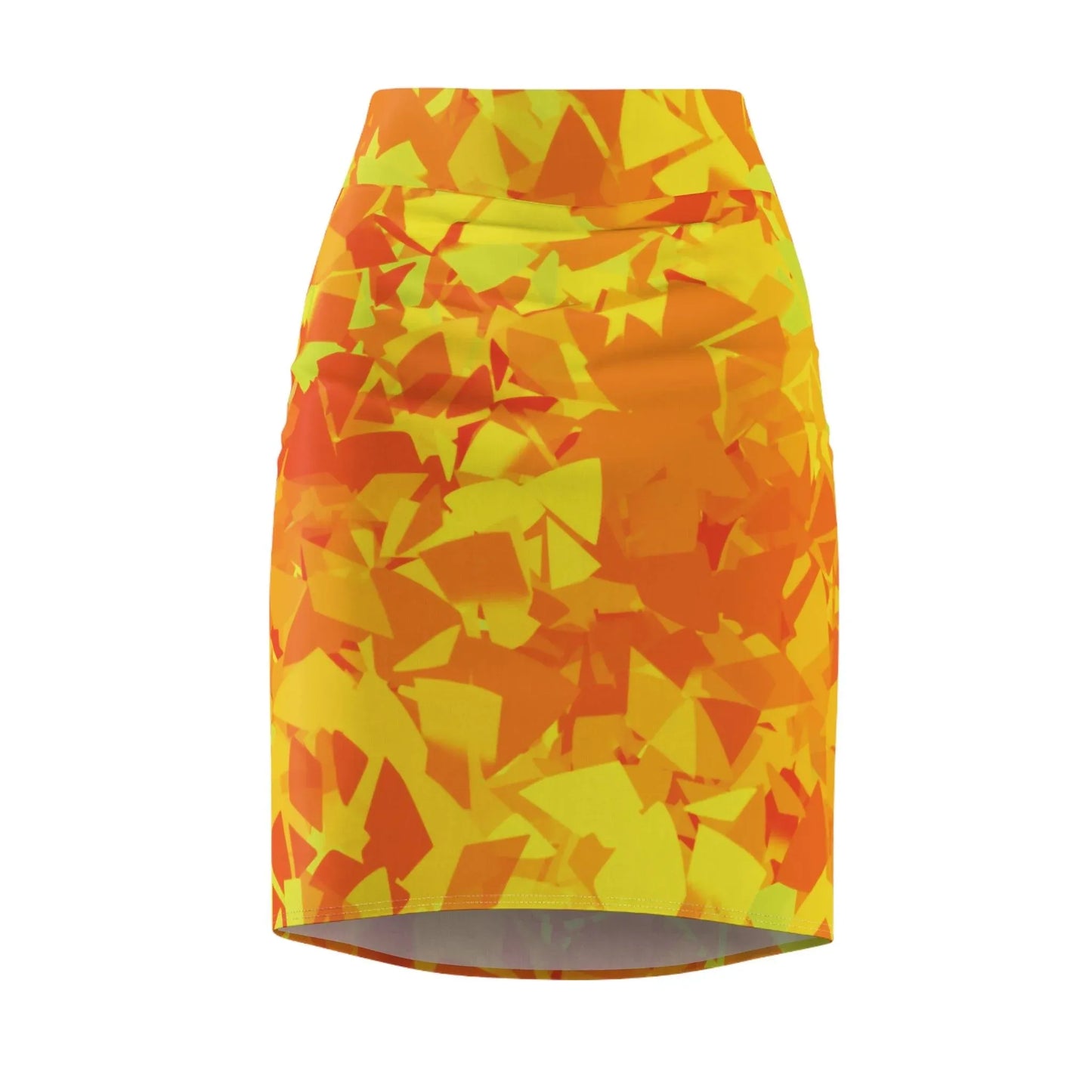 yellow-crystal-bleistiftrock-fur-damen-eleganter-mid-waist-rock-mit-stretch-komfort-bleistiftrock-jlr-design-2 - JLR Design
