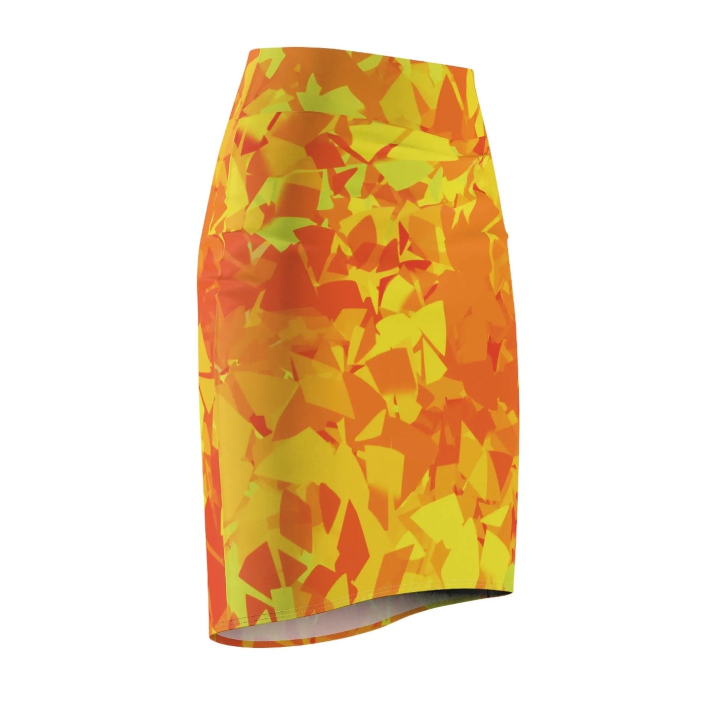 yellow-crystal-bleistiftrock-fur-damen-eleganter-mid-waist-rock-mit-stretch-komfort-bleistiftrock-jlr-design-4 - JLR Design