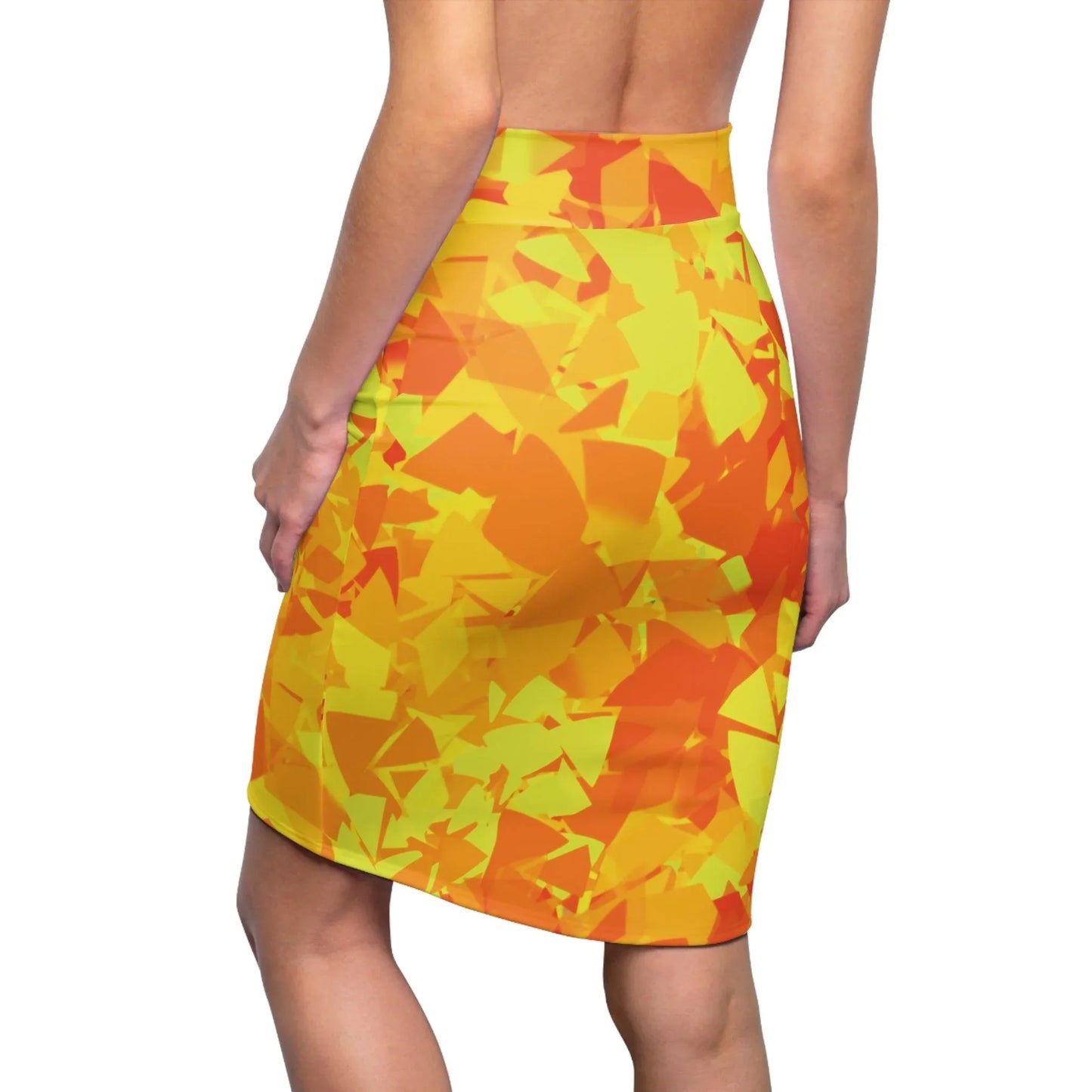 yellow-crystal-bleistiftrock-fur-damen-eleganter-mid-waist-rock-mit-stretch-komfort-bleistiftrock-jlr-design-6 - JLR Design