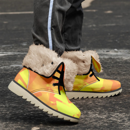 yellow-crystal-chic-boots-mit-pluschfutter-stiefel-jlr-design-1 - JLR Design