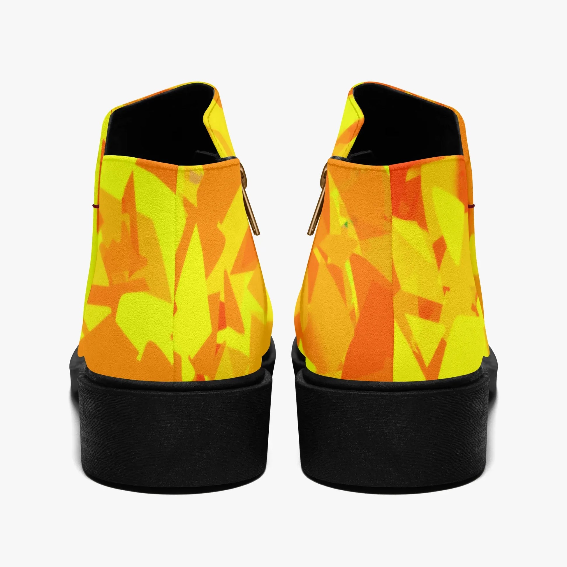 yellow-crystal-elegante-reissverschluss-stiefeletten-stiefeletten-jlr-design-2 - JLR Design