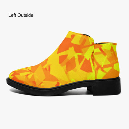 yellow-crystal-elegante-reissverschluss-stiefeletten-stiefeletten-jlr-design-5 - JLR Design