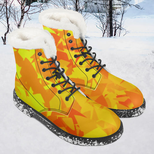 yellow-crystal-faux-fur-leder-boots-boots-jlr-design-1 - JLR Design