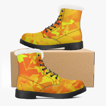 yellow-crystal-faux-fur-leder-boots-boots-jlr-design-5 - JLR Design
