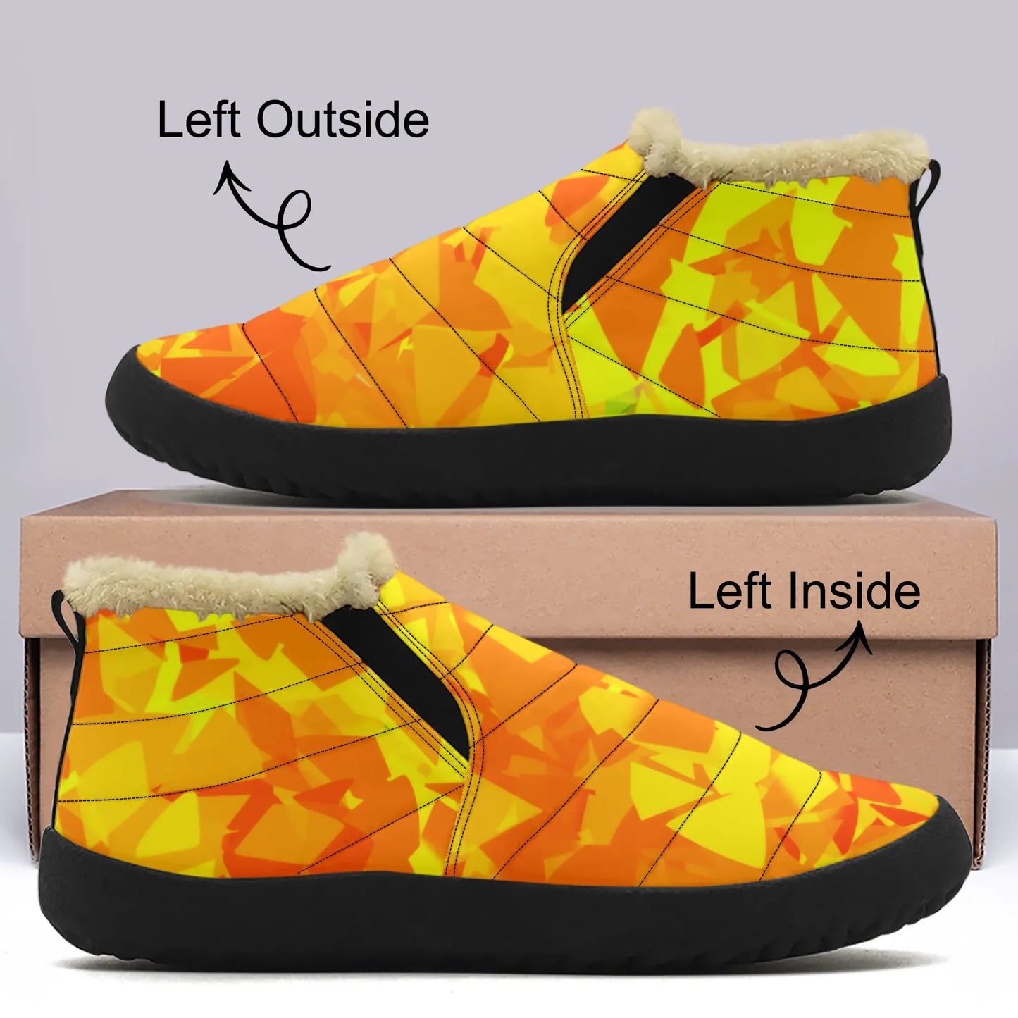 yellow-crystal-faux-fur-slipper-slipper-jlr-design-1 - JLR Design