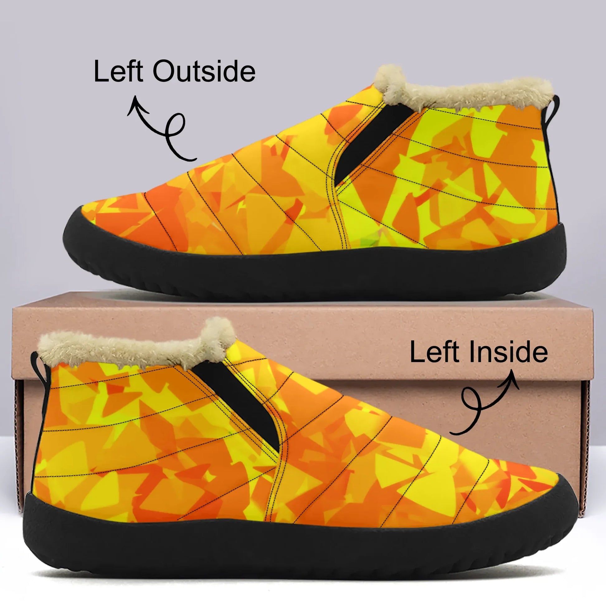 yellow-crystal-faux-fur-slipper-slipper-jlr-design-1 - JLR Design