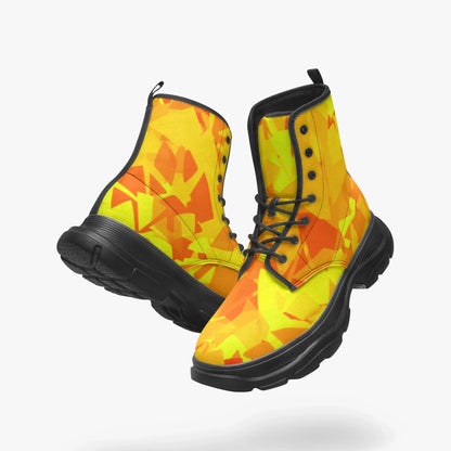 yellow-crystal-leather-chunky-boots-boots-jlr-design-1 - JLR Design
