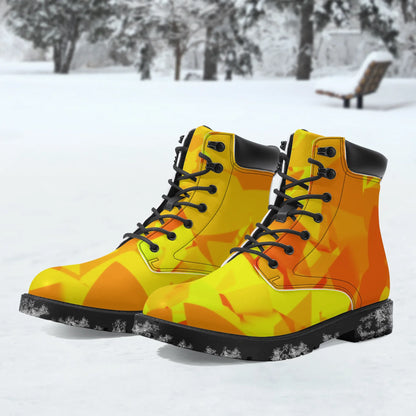 yellow-crystal-leder-boots-or-stylische-und-warme-winterstiefel-boots-jlr-design-6 - JLR Design