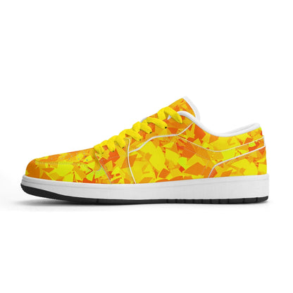 yellow-crystal-low-top-leder-sneaker-fur-damen-sneaker-jlr-design-4 - JLR Design