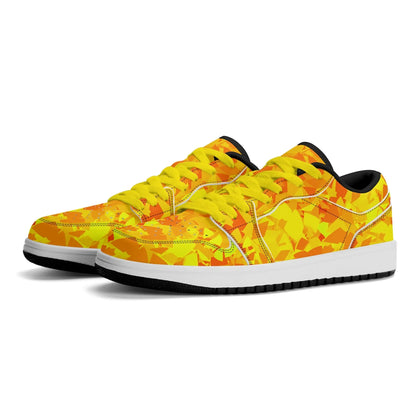 yellow-crystal-low-top-leder-sneaker-fur-damen-sneaker-jlr-design-8 - JLR Design