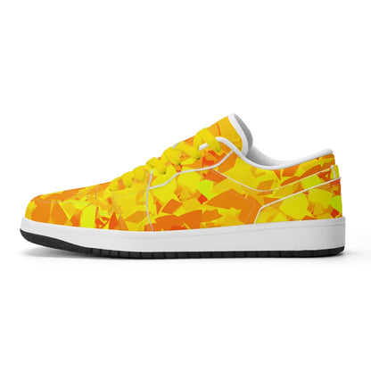 yellow-crystal-low-top-leder-sneaker-fur-herren-sneaker-jlr-design-2 - JLR Design