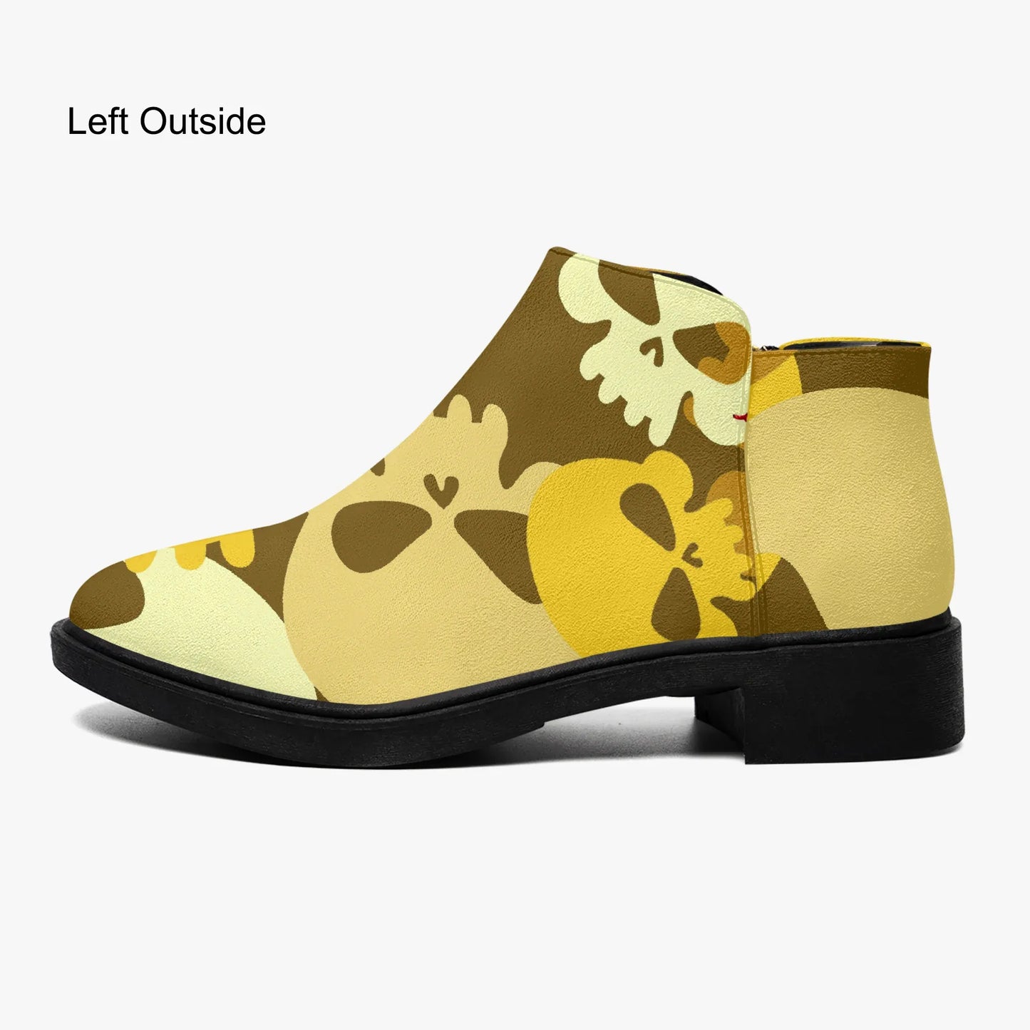 yellow-skull-elegante-reissverschluss-stiefeletten-stiefeletten-jlr-design-5 - JLR Design