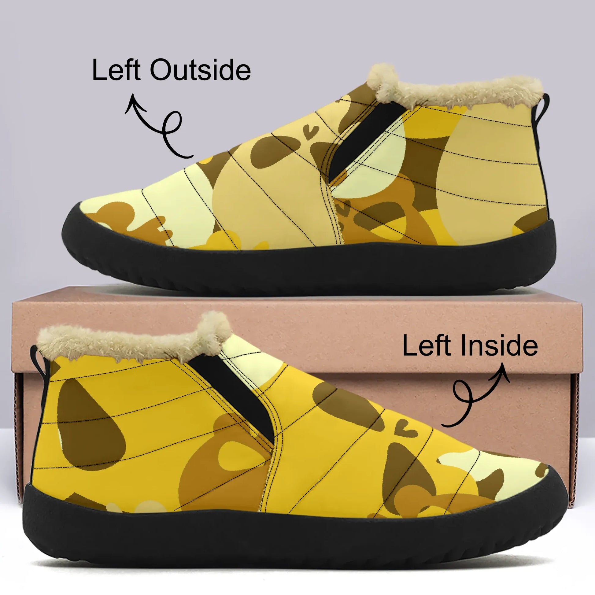 yellow-skull-faux-fur-slipper-slipper-jlr-design-1 - JLR Design
