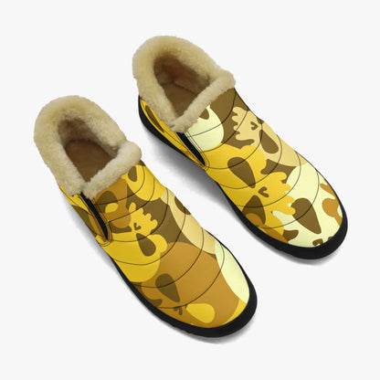 yellow-skull-faux-fur-slipper-slipper-jlr-design-2 - JLR Design