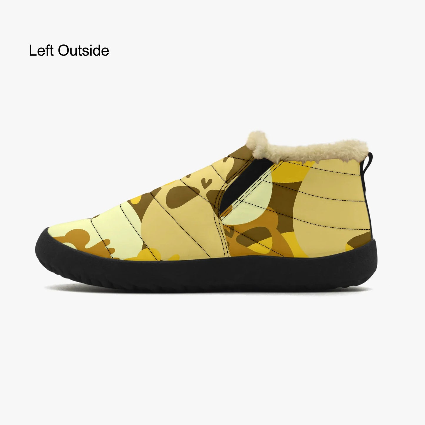 yellow-skull-faux-fur-slipper-slipper-jlr-design-4 - JLR Design