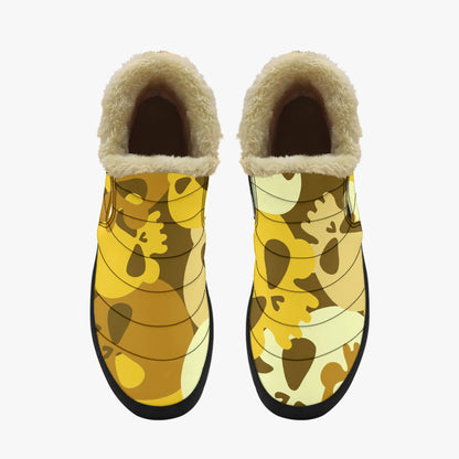 yellow-skull-faux-fur-slipper-slipper-jlr-design-5 - JLR Design